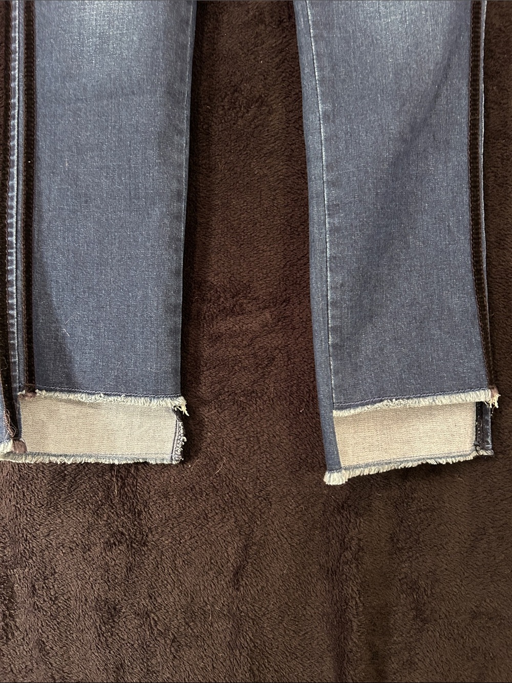 Seven7 Dark Blue Ankle Skinny Jeans with Side Trim - Picture 3 of 4